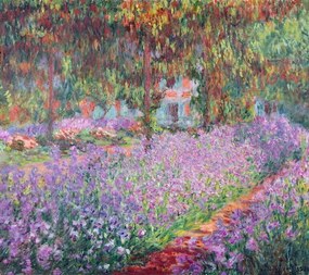 Αναπαραγωγή The Artist's Garden at Giverny, 1900, Claude Monet