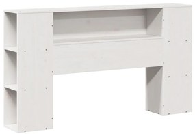 Σκελετός Κρεβ. Χωρίς Στρώμα Λευκό 140x190 εκ Μασίφ Πεύκο 3323657