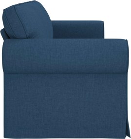 vidaXL Καναπές 210cm Μπλε Μέταλλο