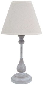 Φωτιστικό Επιτραπέζιο 845484 19x19x37cm E14 40W Antique Grey-Beige Ankor
