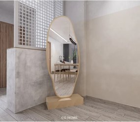 Stewehome Ασύμμετρος καθρέφτης με μαύρο MDF πλαίσιο