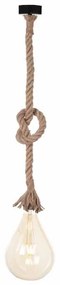 Ανάρτηση Φωτιστικού Οροφής Aca 50BR Rope/Black Matt