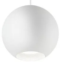 Κρεμαστό Φωτιστικό Οροφής 1xGU10 Λευκό Φ15cm Mr Jack 231273 Ideal Lux 231273
