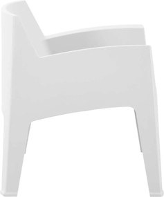 ΠΟΛΥΘΡΟΝΑ ΠΟΛΥΠΡΟΠΥΛΕΝΙΟΥ LOUNGE SLEEK HM6365.01 ΛΕΥΚΟ 62,5x48,5x73Υεκ.