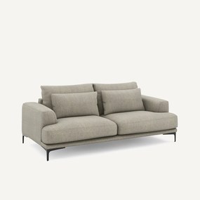 Καναπές 3 θέσεων με τουίντ ταπετσαρία, Marsile