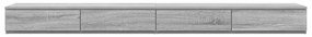 vidaXL Γκρι Σύρτες Κρεβατιού Σονόμα 180x36,5x16,5 εκ από Επεξεργασμένο Ξύλο
