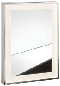 Καθρέπτης Με Φωτισμό Και Πλαίσιο LD-CS-6080 22W 60x80cm Satin Karag Ανοξείδωτο,Γυαλί
