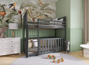 CRIS 90x190 graphite bunk bed Lano Furniture