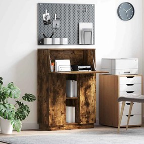 vidaXL Γραφείο Καπνιστή δρυς 71.5 x 31.5 x 106.5 εκ Επεξεργασμένο ξύλο