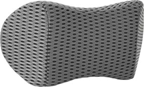 vidaXL Μαξιλάρι πλάτης Γκρι Αφρός Μνήμης 47,5 x 23 x 12 εκ