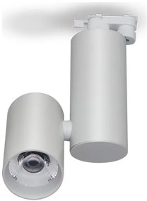 Φωτιστικό Ράγας V-TAC Track Light 30W LED Βάση Λευκή Φωτισμός Φως Ημέρας