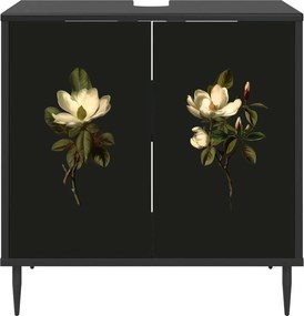 vidaXL Ντουλάπι Μπάνιου BREMEN Μαύρη Δρυς 60 x 40 x 61 εκ
