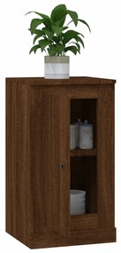 vidaXL Ντουλάπια 2 τεμ. Καφέ Δρυς 37,5x35,5x67,5 εκ Επεξεργ. Ξύλο