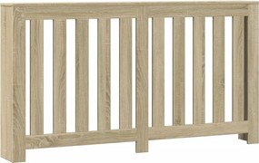 vidaXL Κάλυμμα Καλοριφέρ Sonoma Δρυς 149x20x82 εκ. Επεξεργασμένο Ξύλο