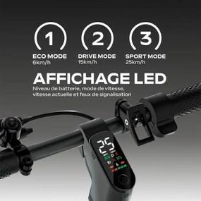 Ηλεκτρικό Σκούτερ EZWAY Μαύρο 450 W 25 km/h