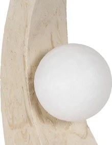 Επιτραπέζιο φωτιστικό μπεζ 16,50x11,50x30 εκ.