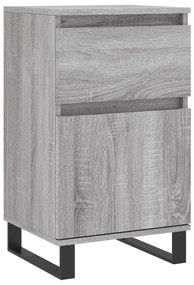 vidaXL Συρταριέρα Γκρι Sonoma 40 x 35 x 70 εκ. από Επεξεργασμένο Ξύλο