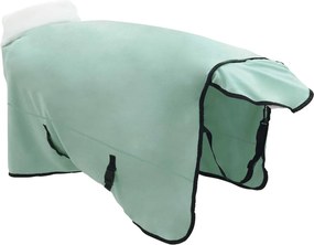 vidaXL Σαμάρι Ίππου Σκούρο πράσινο 135 cm Πολικές φλις