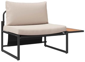 vidaXL Σέτ φαγητού για κήπο 3 pcs Taupe Ατσάλι