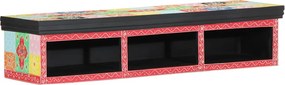 vidaXL Ντουλάπι TV Πολύχρωμο 100 x 30 x 22 εκ Επεξεργασμένο ξύλο
