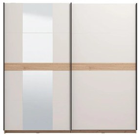 Ντουλάπα με Καθρέφτη Modena 220 OG H217 Artisan - Cashmere 220x61x217 εκ. 220x61x217 εκ.
