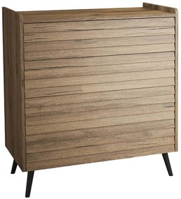 Συρταριέρα 787CDL1716 90x45x96cm Walnut