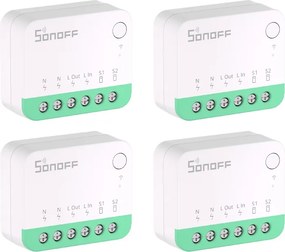 SONOFF MINIR4M (Extreme) Matter Switch, συσκευασία 4 τεμαχίων