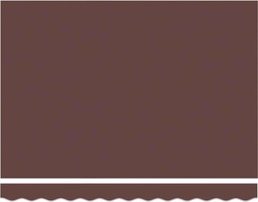 vidaXL Χειροκίνητο πλαίσιο τέντας με LED Καφέ 2,5 x 2 m