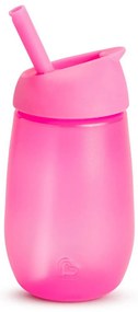 Παγούρι 296ml Με Καλαμάκι Munchkin Simple Clean Straw Cup Pink