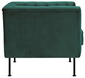 Πολυθρόνα Concept 55 185, Πράσινο, 75x85x85cm, Ταπισερί, Πόδια: Μεταλλικά