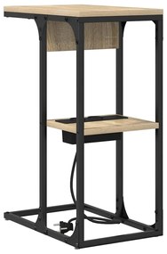 vidaXL Κομοδίνο Sonoma Δρυς 41.5 x 26 x 60.5 εκ Επεξεργασμένο ξύλο