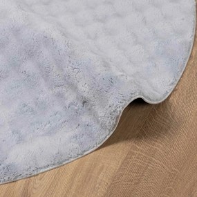 vidaXL Χαλιά χώρου Γύρος SIROLO Γκρι Ø 160 CM Πολυεστέρας