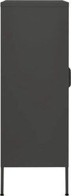 vidaXL Ντουλάπι Αποθήκευσης Ανθρακί 80 x 35 x 101,5 εκ. Ατσάλινο