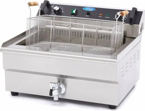 Deep Fryer - 30L - 1 Basket - with Drain Tap