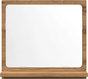 vidaXL Ντουλάπι καθρέφτη μπάνιου Artisan Oak Κατασκευασμένο ξύλο