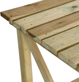 vidaXL Τραπέζι Κήπου 160 x 79 x 75 εκ. Ξύλινο