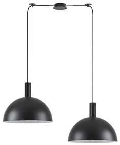 Κρεμαστό Φωτιστικό Οροφής 2xE27 Μαύρο Adept Tube 77-8500 Homelighting-77-8500-Μαύρο 77-8500