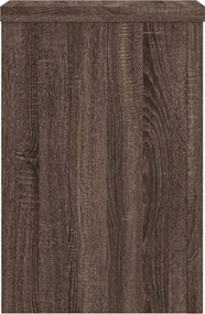 vidaXL Βάσεις Φυτών 2 Τεμ. Καφέ Δρυς 25x25x35 εκ. Επεξεργασμένο Ξύλο