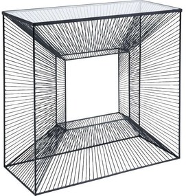 Κονσόλα Dimension Μαύρη 81x35.5 εκ. 81x35.5x81εκ - Μαύρο