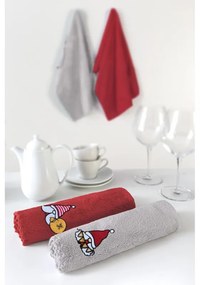 Σετ Χριστουγεννιάτικες Πετσέτες Christmas Towels Set 4 2x(35X50) - Saint Clair