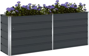 vidaXL Γλάστρα Ανθρακί 480 x 50 x 45 εκ Επικαλυμμένος Χάλυβας