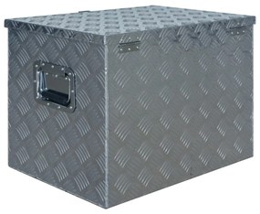 Κουτί Αποθήκευσης Ασημί 610 x 430 x 455 εκ. Αλουμινίου - Ασήμι