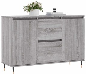 vidaXL Μπουφές Γκρι Sonoma 104 x 35 x 70 εκ. από Επεξεργασμένο Ξύλο
