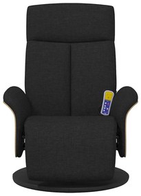 vidaXL Κάθισμα μασάζ Μαύρο 79 x 87 x 104,5 εκ ύφασμα
