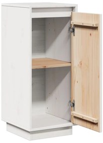vidaXL Ντουλάπια 2 τεμ. Λευκά 31,5 x 34 x 75 εκ. από Μασίφ Ξύλο Πεύκου