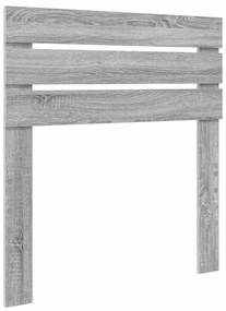 vidaXL Κεφαλάρι Γκρίζο Σονομα 75 cm Επεξεργασμένο ξύλο