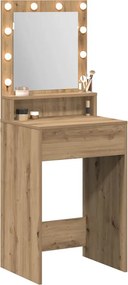 vidaXL Τραπέζι περιποίησης Artisan Oak 50 x 41 x 135 εκ