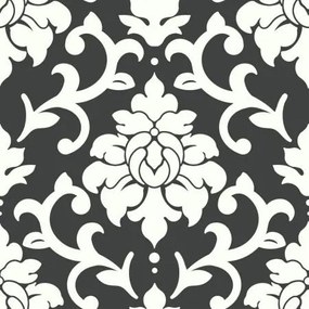 Αυτοκόλλητη Ταπετσαρία Black Damask Peel KAL.RMK9114