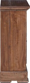 vidaXL Ντουλάπι αποθήκευσης 63 x 30 x 79 εκ Στερεό ξύλο Μαόνι