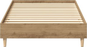 vidaXL Πλαίσιο κρεβατιού χωρίς στρώμα Artisan Oak 90x190 cm